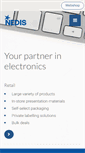 Mobile Screenshot of nedis.com